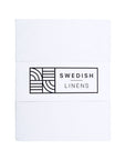 STOCKHOLM | Crispy white | US Cal. King size 72x84x16" / 183x213x40cm | Double fitted sheet